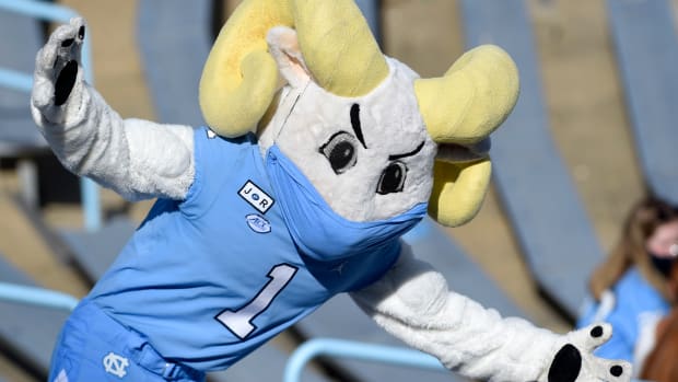 UNC football mascot Rameses